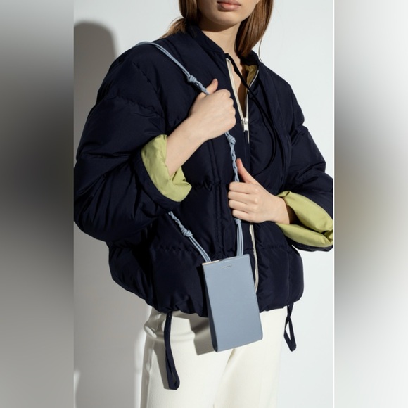 JIL SANDER Pale Blue Phone Holder - Picture 9 of 15